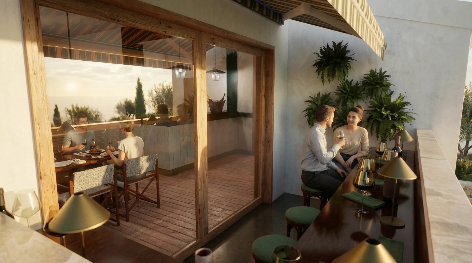 Bar externo 2026 — Restaurante Posì Mozza & Mare 2026
